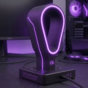 Support casque LED