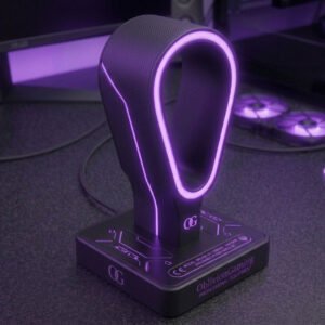 Support casque LED